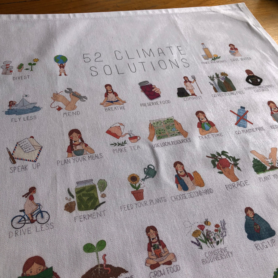 52 Climate Solutions Tea Towel
